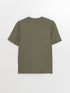 LC Waikiki Crew Neck Short Sleeve Men's Textured T-Shirt